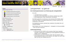 Tablet Screenshot of equality-lohn.ch